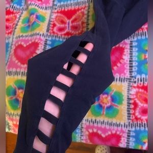 Victoria secret leggings (cut out lace up)